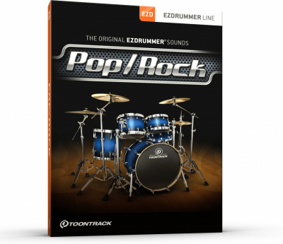 Toontrack EZX Pop/Rock - Download i gruppen Live & Studio / Studio / Mjukvara hos Musikanten i Ume AB (TT288)