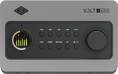 Universal Audio Volt 4 Max USB-ljudkort med 12 ingångar och 6 utgångar