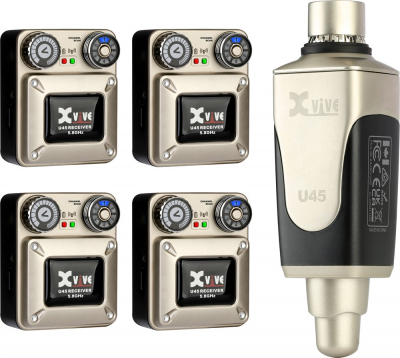 Xvive U45R4 Wireless In-Ear System i gruppen Live & Studio / Live / In-Ear Monitoring hos Musikanten i Ume� AB (XAU45R4)