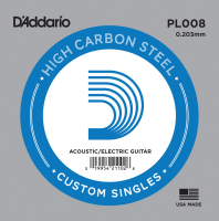 DAddario PL008 Plain Steel