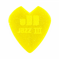 Dunlop Kirk Hammet Yellow Glitter Jazz III [6-Pack]