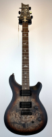 PRS SE Exotic Custom 24-08 Poplar Burl Charcoal Cherry Midnight Burst