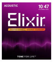 Elixir PBXL12 Phosphor Bronze 10-47 [12-str]