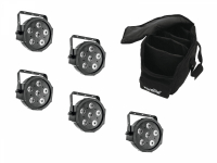 Eurolite SET 5x LED SLS-6 + Soft bag