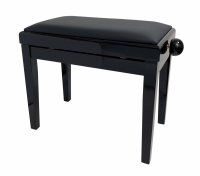 Pulse Piano Bench Deluxe - Black High Gloss