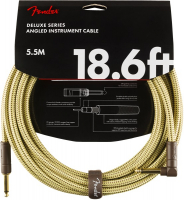 Fender Instrumentkabel Tweed - 5.5m [vinklad]