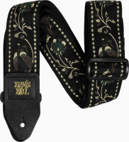Ernie Ball 5372 Axelband - Black Pleasant Pheasant Jacquard
