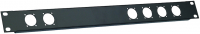 K&M 28306 Rackpanel 6x XLR [1U]
