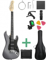 Donner DST-80 Elgitarrpaket - Matton Black