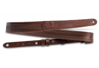 Taylor Slim Vegan Leather Strap - Chocolate Brown