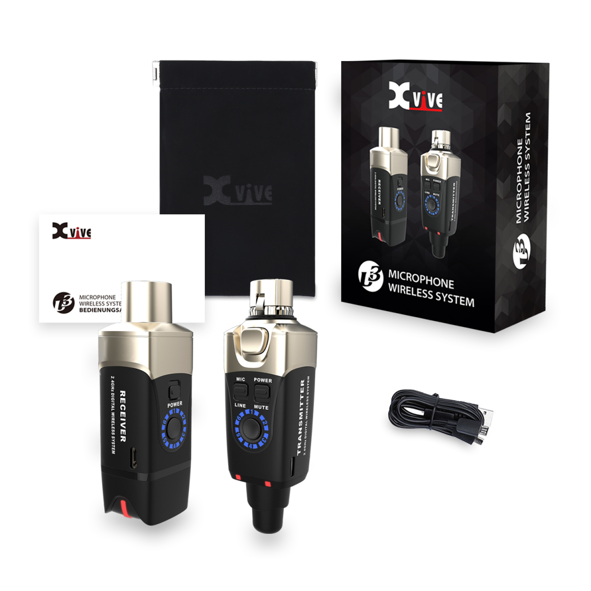 XVive U3 Wireless System Microphone