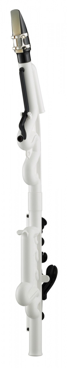 Sp�nnande bl�sinstrument med ljudet av en saxofon i storleken av en blockfl�jt