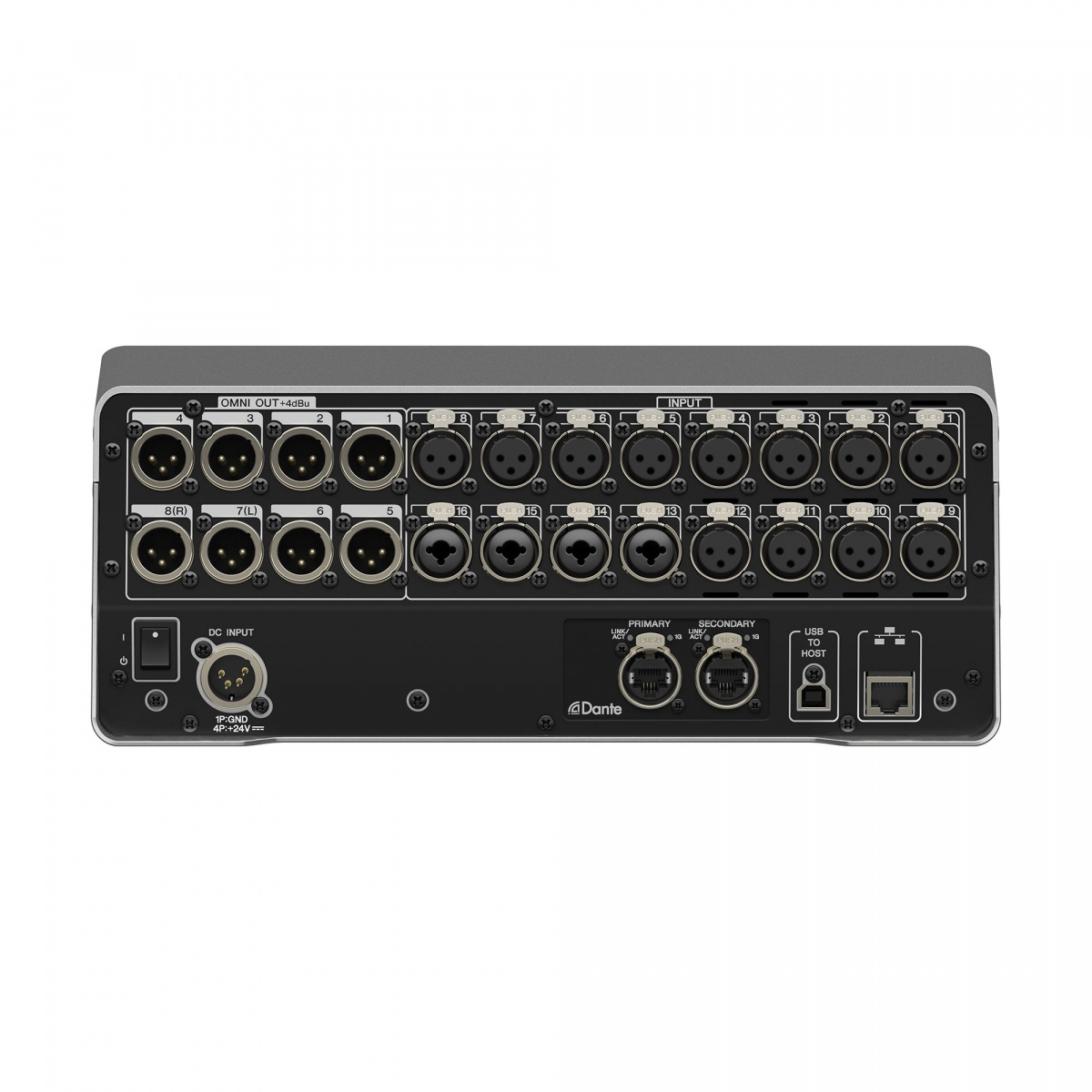 Digitalt mixerbord fr�n erk�nda Yamaha med inbyggd Dante