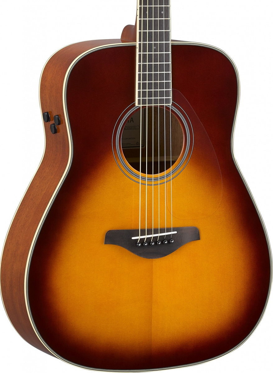 Yamaha FG-TA TransAcoustic - Brown Sunburst