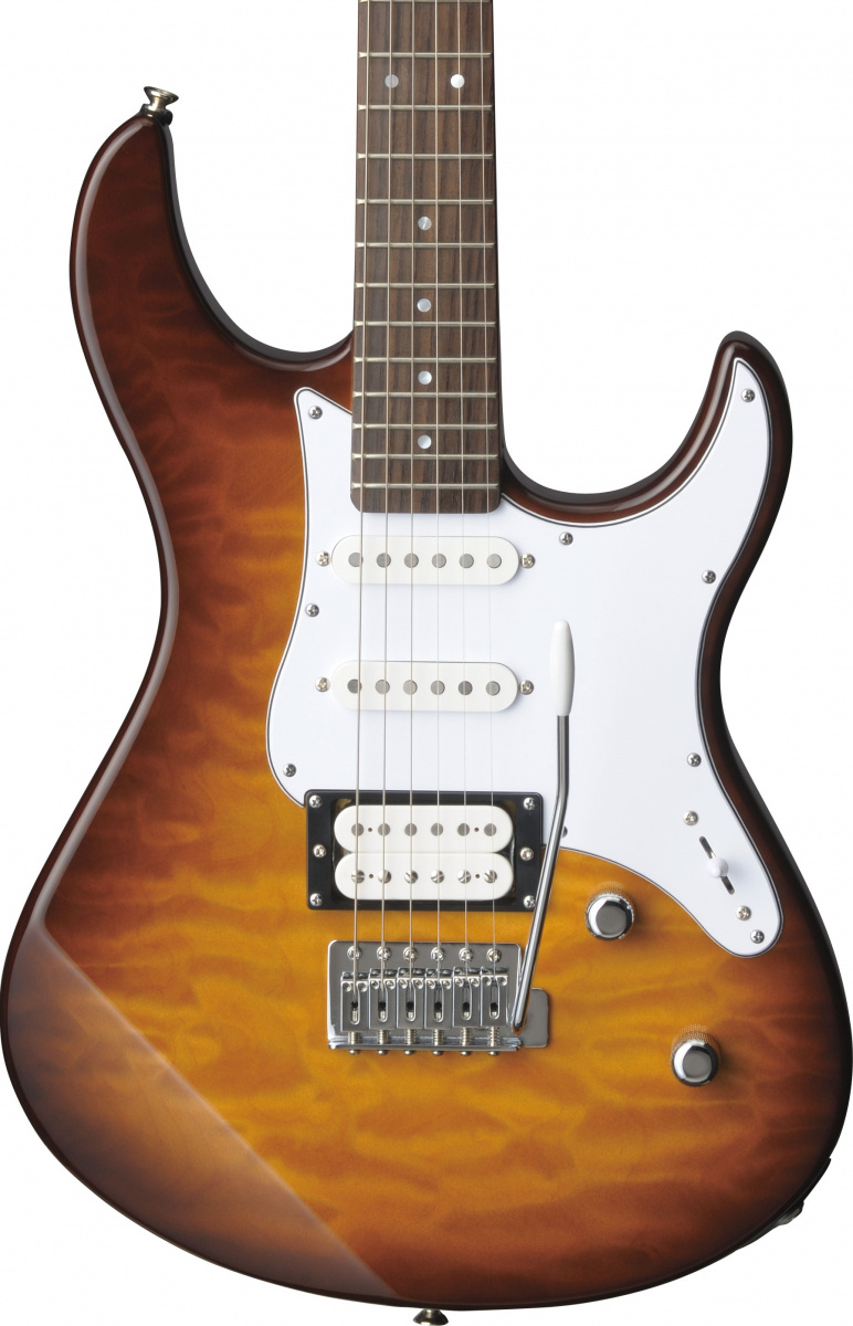 Yamaha Pacifica 212VQM - Tobacco Brown Sunburst