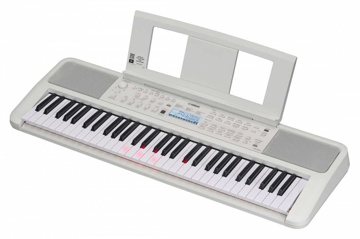 Yamaha keyboard med lysande tangenter