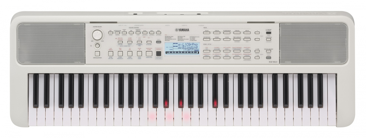 Yamaha keyboard med lysande tangenter