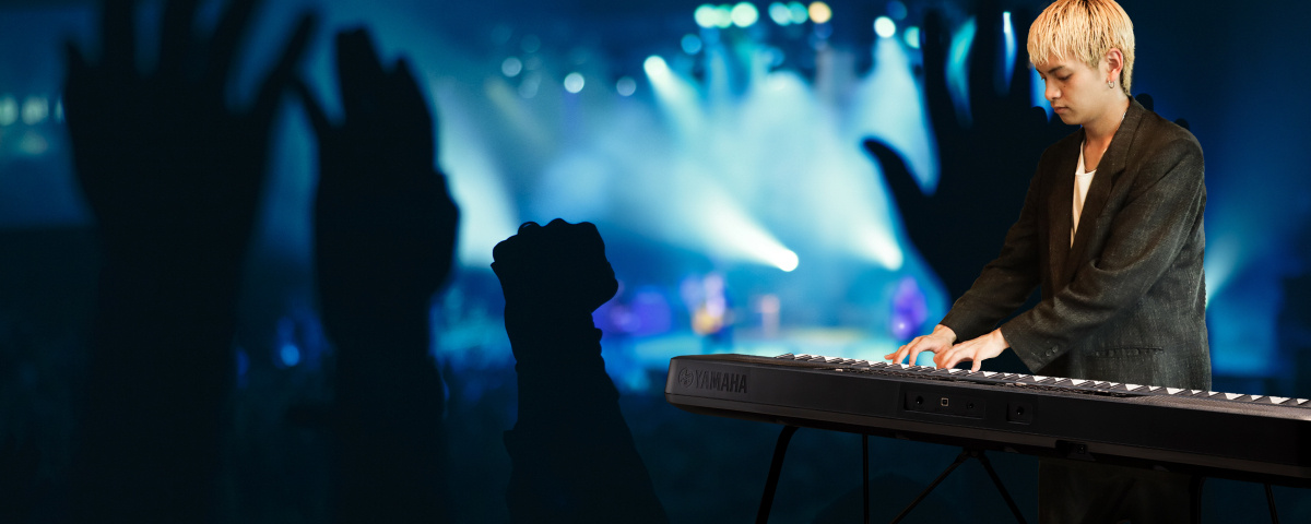 Yamahas popul�ra keyboards f�r seri�sa nyb�rjare med 76 tangenter