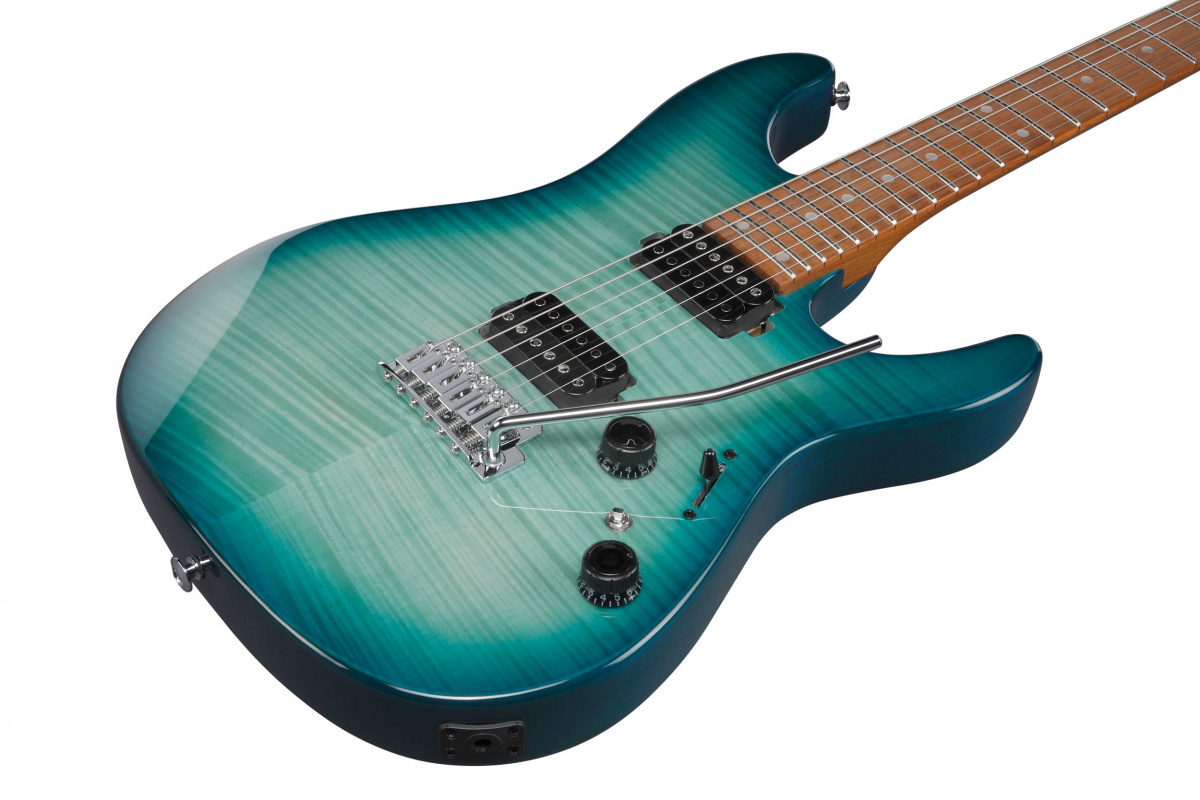 Ibanez AZ24S1F - Transparent Turquoise Burst