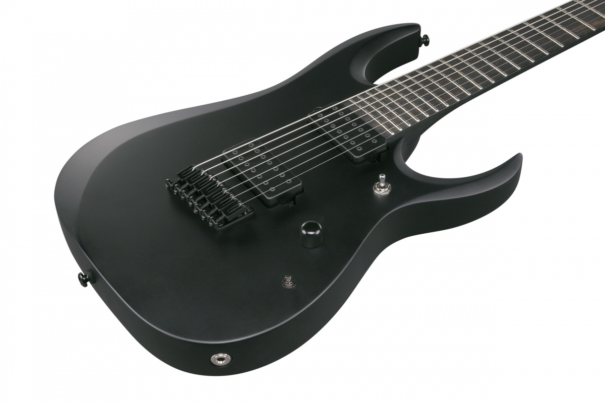 Ibanez RGDRB71 Iron Label [7-str] - Black Flat