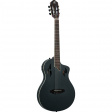 Ortega RTPSTD Tour Player - Satin Black Ortega nylonsträngad gitarr med mikrofon
