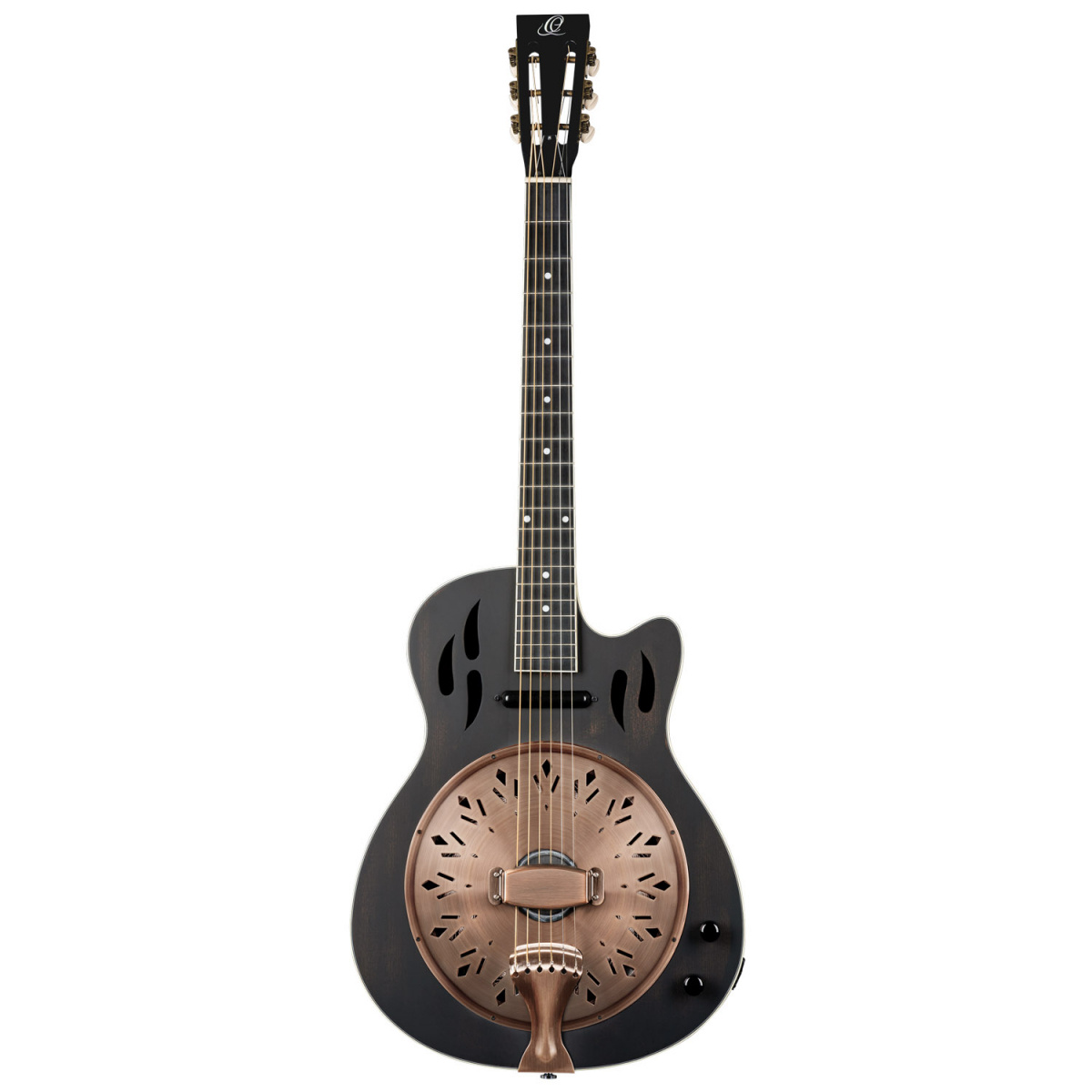 Ortega RRG40CE-DBK Resonator - Satin Black