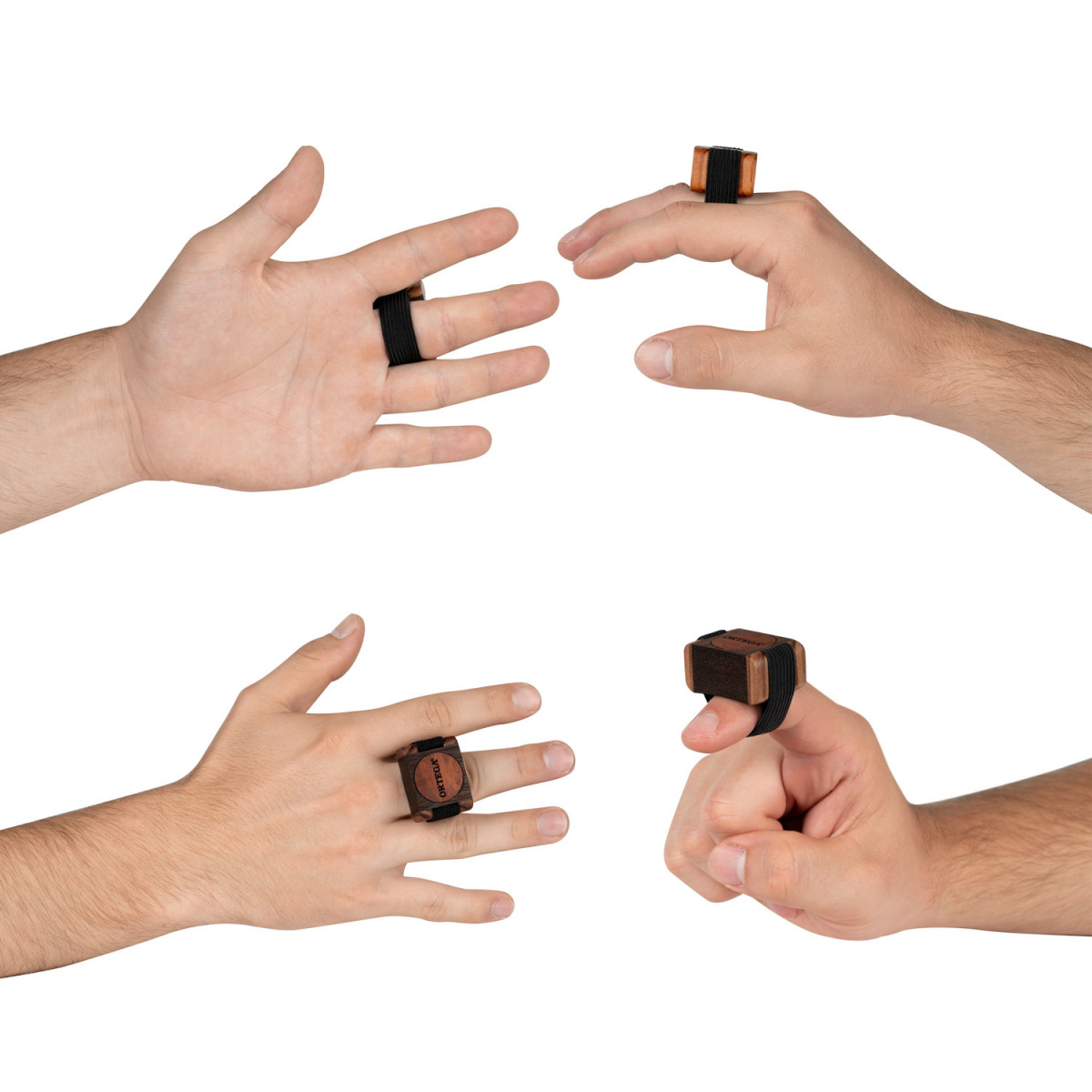 Liten shaker som monteras p� ett finger