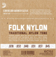 DAddario EJ34 Folk Nylon Bronze Black DAddario EJ34 Folk Nylon Bronze Black