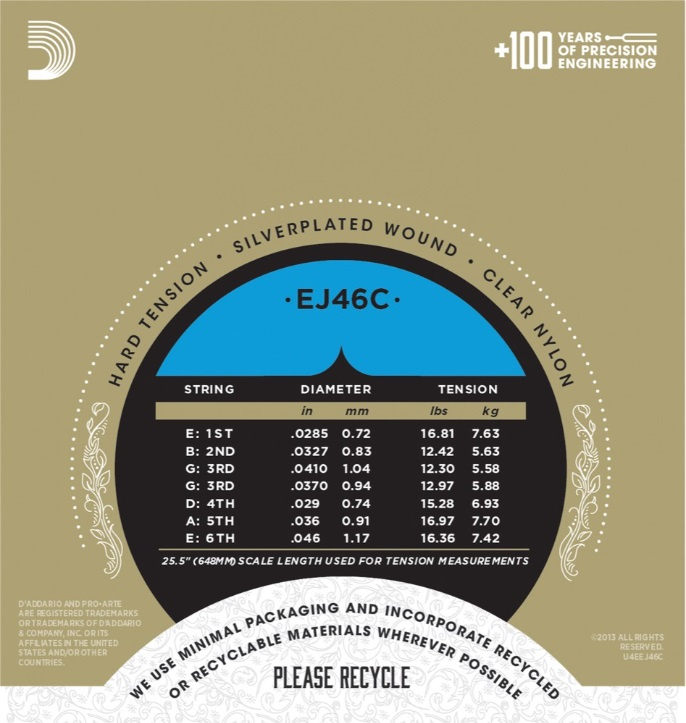 DAddario EJ46C Pro Art� Composite [Hard Tension]