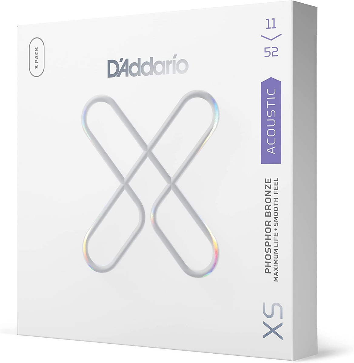 DAddario XSAPB1152-3P 11-52 Phosphor Bronze [3-pack]