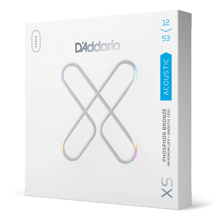 DAddario XSAPB1253-3P 12-53 Phosphor Bronze [3-pack]