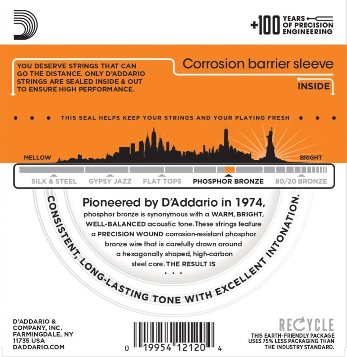 DAddario EJ41 Extra Light 9-45 [12-str�ngad]