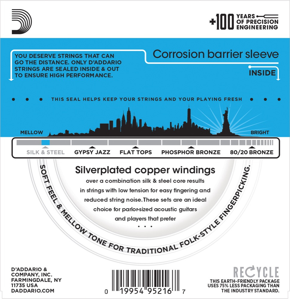 DAddario EJ40 Silk & Steel [11-47]