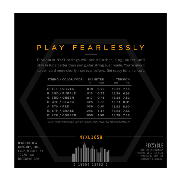 DAddario NYXL 10-59 [7-str]
