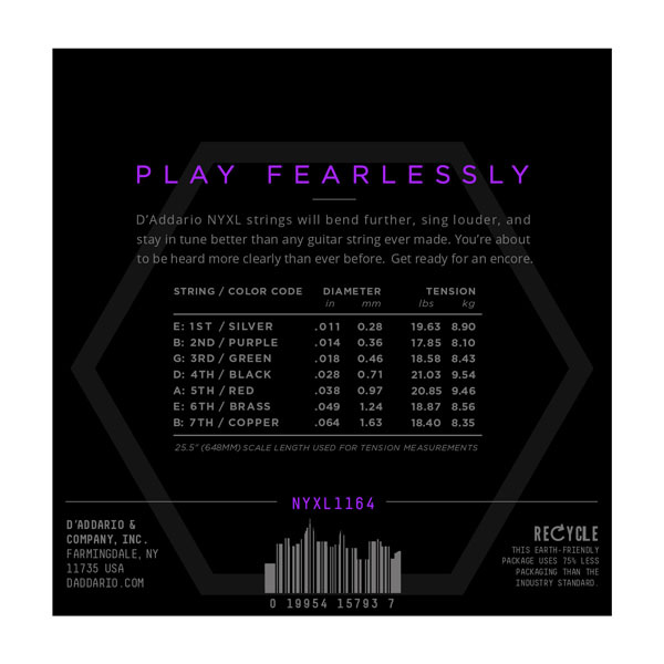 DAddario NYXL 11-64 [7-str]