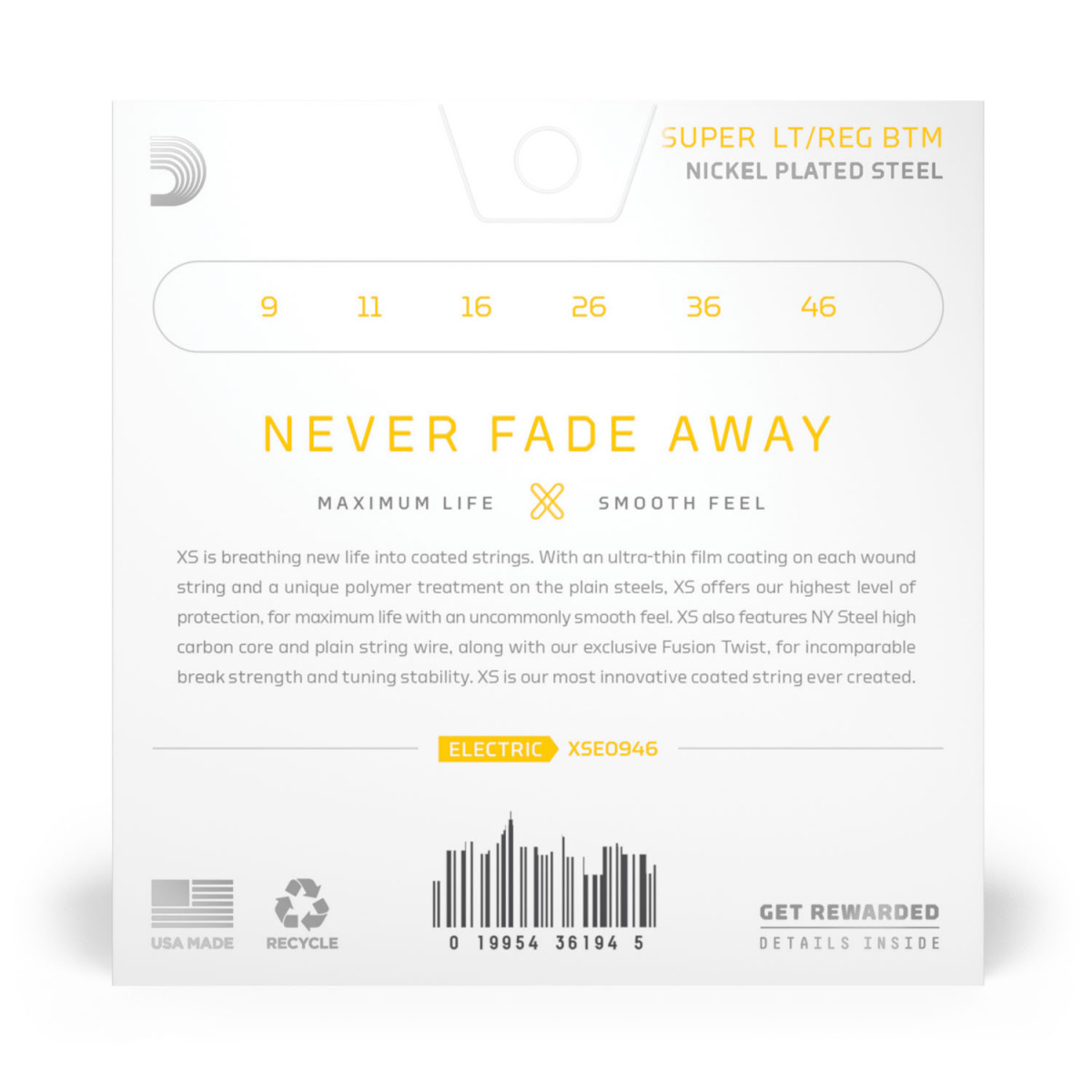 DAddario XSE0946 9-46 Electric