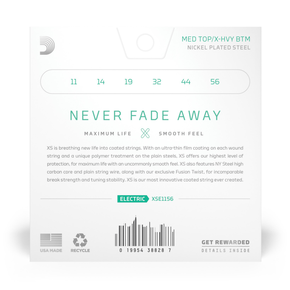 Daddario XS elgitarrstr�ngar 11-56