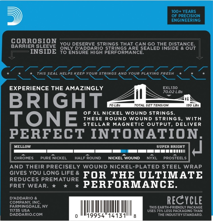 DAddario EXL130 8-38