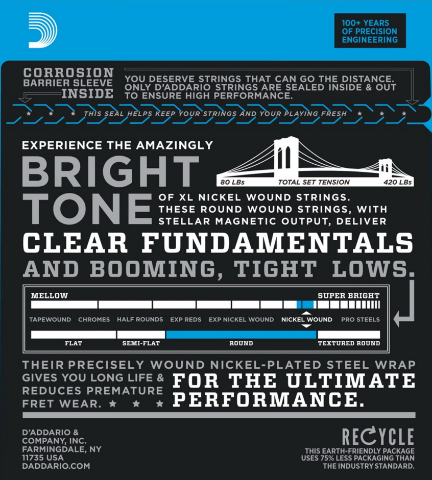 DAddario EXL170 Bass 45-100