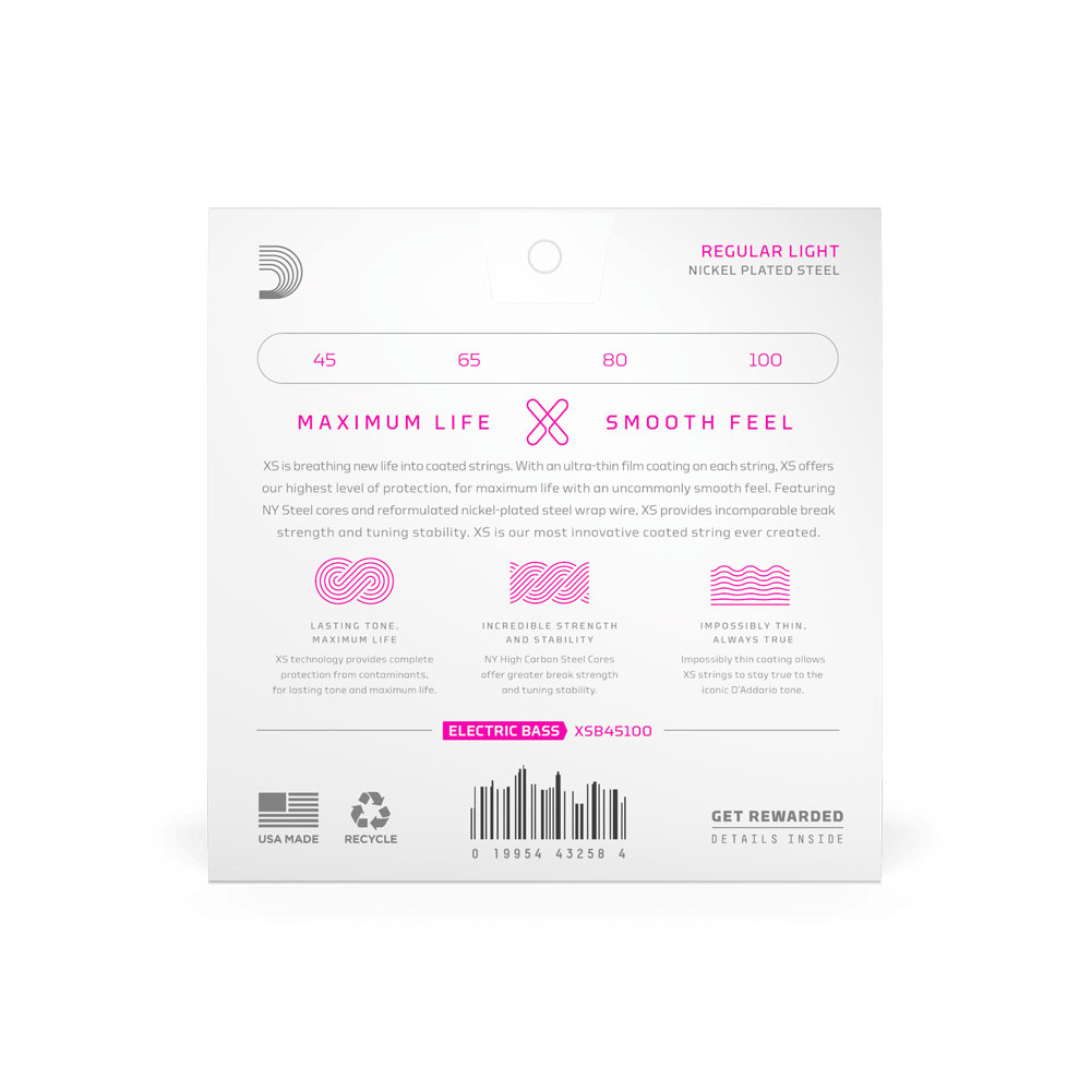 DAddario XSB 45-100 Regular Light