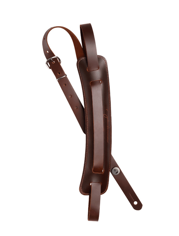 DAddario 19JL01 John Lennon Leather Brown Axelband