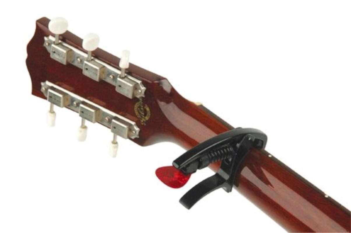 DAddario PW-CP-09 NS Tri-Action Capo - Black