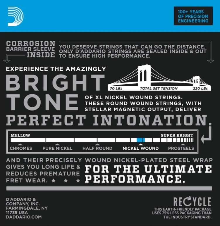 DAddario EXL115-3D 11-49 [3-pack]