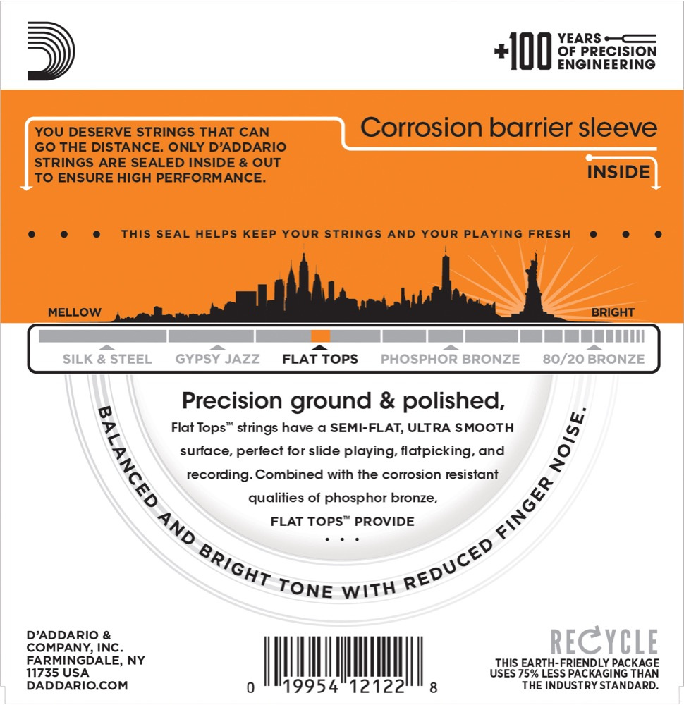 DAddario EFT15 Flat Tops