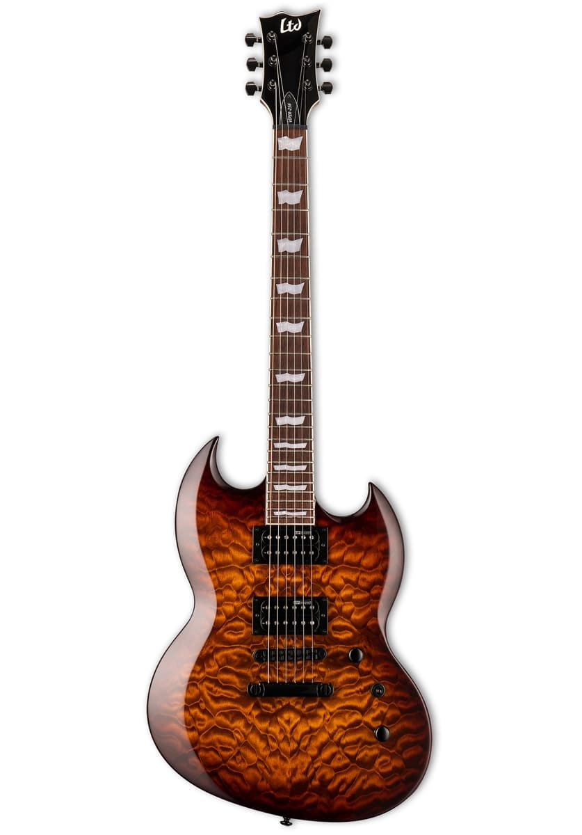 ESP LTD VIPER-256 Dark Brown Sunburst
