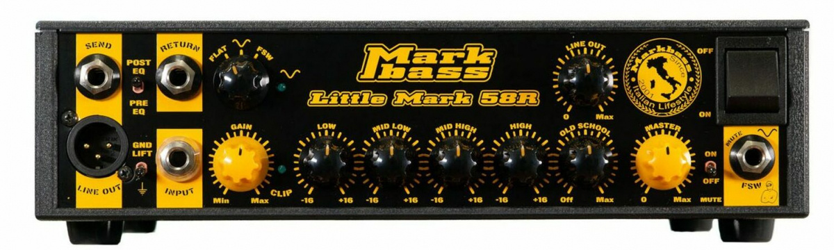 Markbass Little Mark 58R – kompakt basförstärkartopp på 500 watt