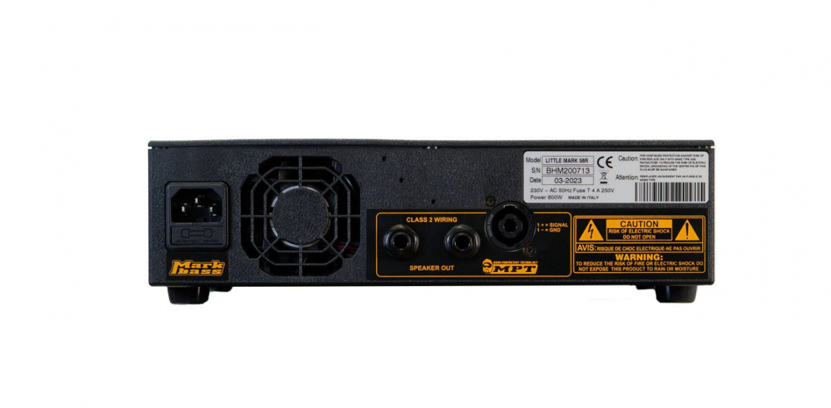 Markbass Little Mark 58R – bakpanel med högtalaranslutningar