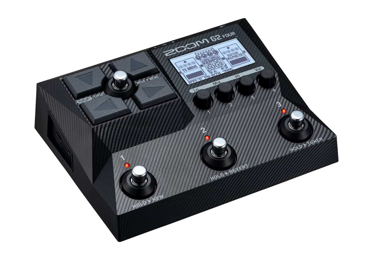 Zoom G2 Four – multieffektpedal för elgitarr med förstärkarmodellering