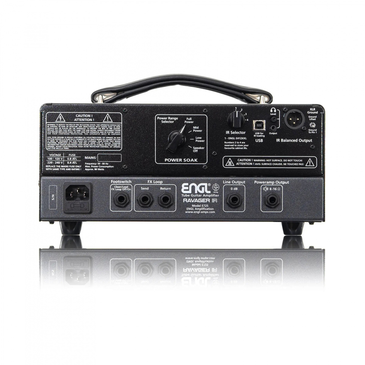 ENGL E725 RAVAGER IR bakpanel