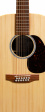 Martin 12-strngad akustisk gitarr med mikrofonsystem